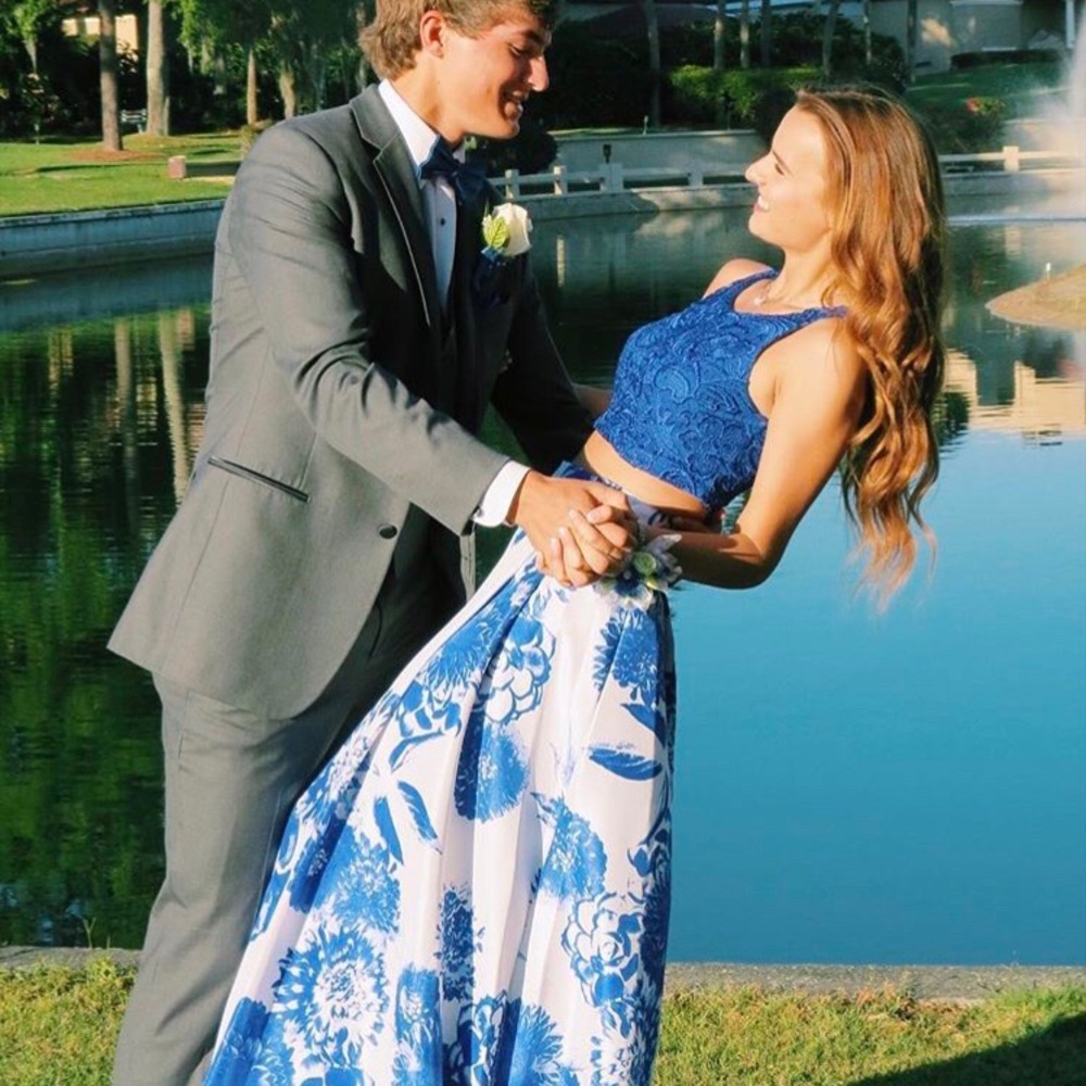 Two Piece Prom Dress